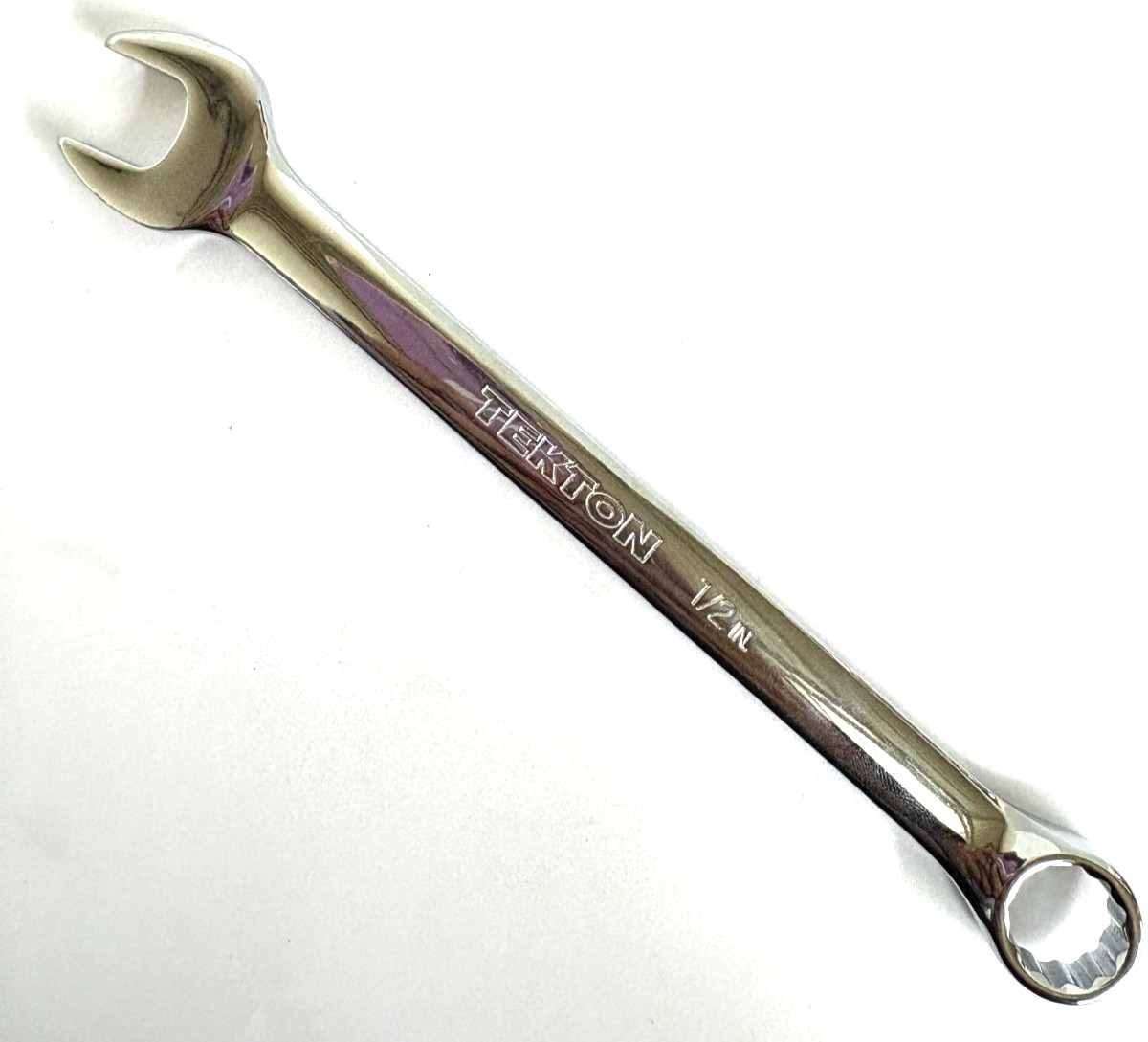 1/2" COMBINATION WRENCH CHROME FINISH 12 POINT TEKTON 18257