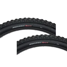 Pack of 2 Kenda Nevegal Sport Tire 26 x 2.1 Clincher Wire Black Mountain Bike