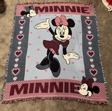 minnie mouse throw blanket