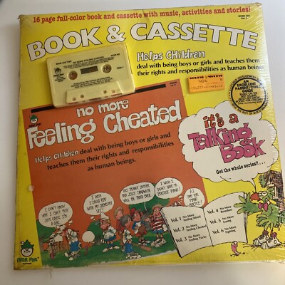 1982 Vintage NO MORE FEELING CHEATED VINYL LP WITH STORY BOOK zaz
