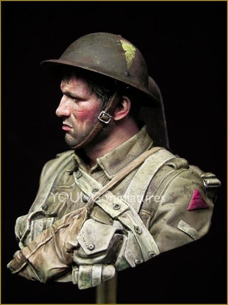 Young Miniatures - British Infantryman Somme 1916 - 1/10th Resin Bust - YM1837 - Image 2 of 4