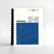 Manual for Hewlett Packard HP-35 Calculator: Surveying