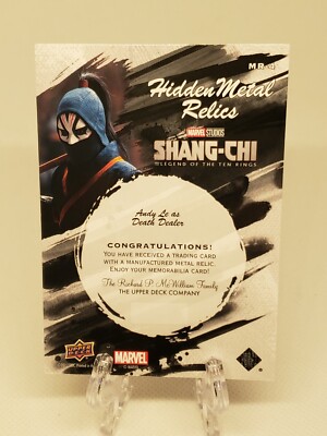 2023 UD Marvel Shang Chi Legend Ten Rings Hidden Metal Relics #MR 