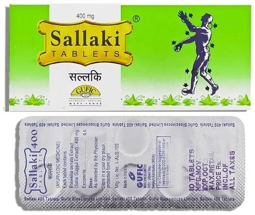 Sallaki 400mg Tablette (30tab) pflanzliche ayurvedische Gelenkschmerzlinderung von GUFIC - Bild 2 von 2