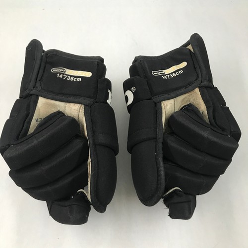 14”/ 36cm KOHO 3330 Ice Hockey Player Gloves Leather Vintage - Picture 2 of 10