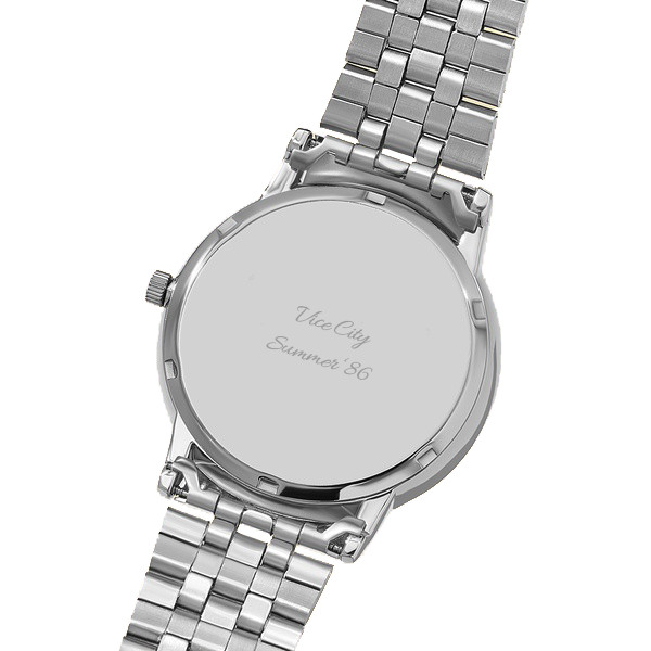 Grand Theft Auto: Vice City Game Disc Engraved Wrist Watch