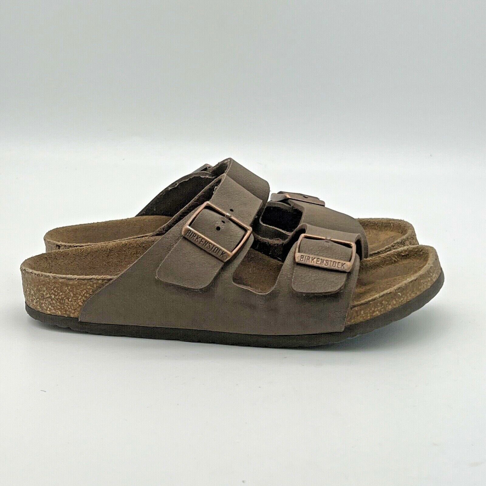 Birkenstock Arizona Sandals Slides Womens Brown Big Two Straps | eBay
