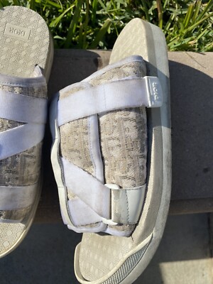 Dior Alpha Sandal Off White Oblique Jacquard | Rare Size 45 | eBay