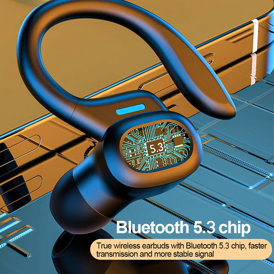 Bluetooth 5.3 Sport Kopfhörer kabellos 48h Akku iPhone/Android, extra Bass SP16 - Bild 4 von 4