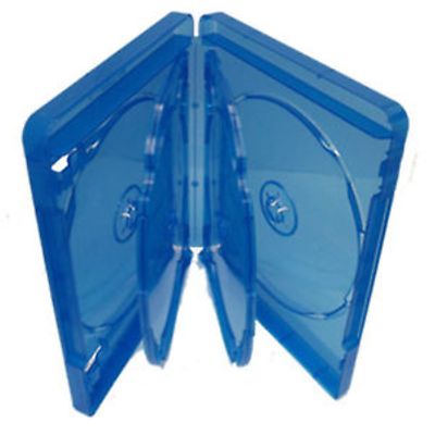 3 Blu Ray 5 Wege Hülle 25mm Buchrücken für 5 Disk Neu Ersatz Amaray Cover