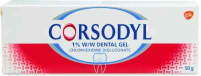 Toothpaste Corsodyl Gel for Dental Treatment - 50 gr 1.76 Oz