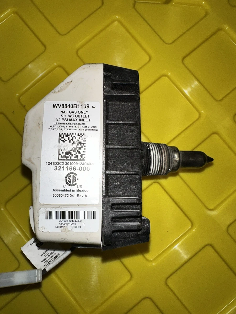 Honeywell Water Heater Gas Valve WV8840B1109 | eBay