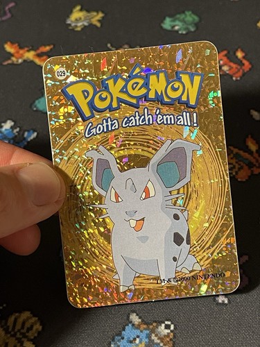 Pokémon Cards Nidoran #029 Vending Prism Sticker - (NM-) - Picture 2 of 6