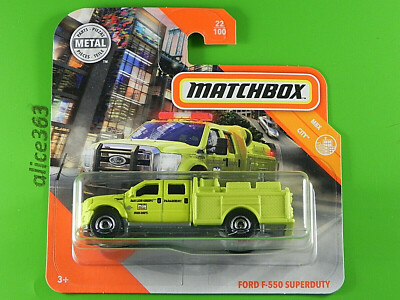 Matchbox 2020 -  Ford F-550 Superduty -  MBX City -  22  - neu in OVP