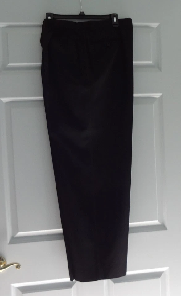 Armani Men Formal Black Dress Pants Italian Size 44L  My Measuring  38 X 30