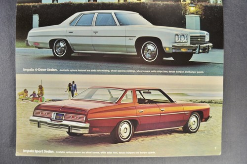 1976 Chevrolet Caprice Classic & Impala Brochure Landau S Excellent Original 76 - Picture 6 of 9
