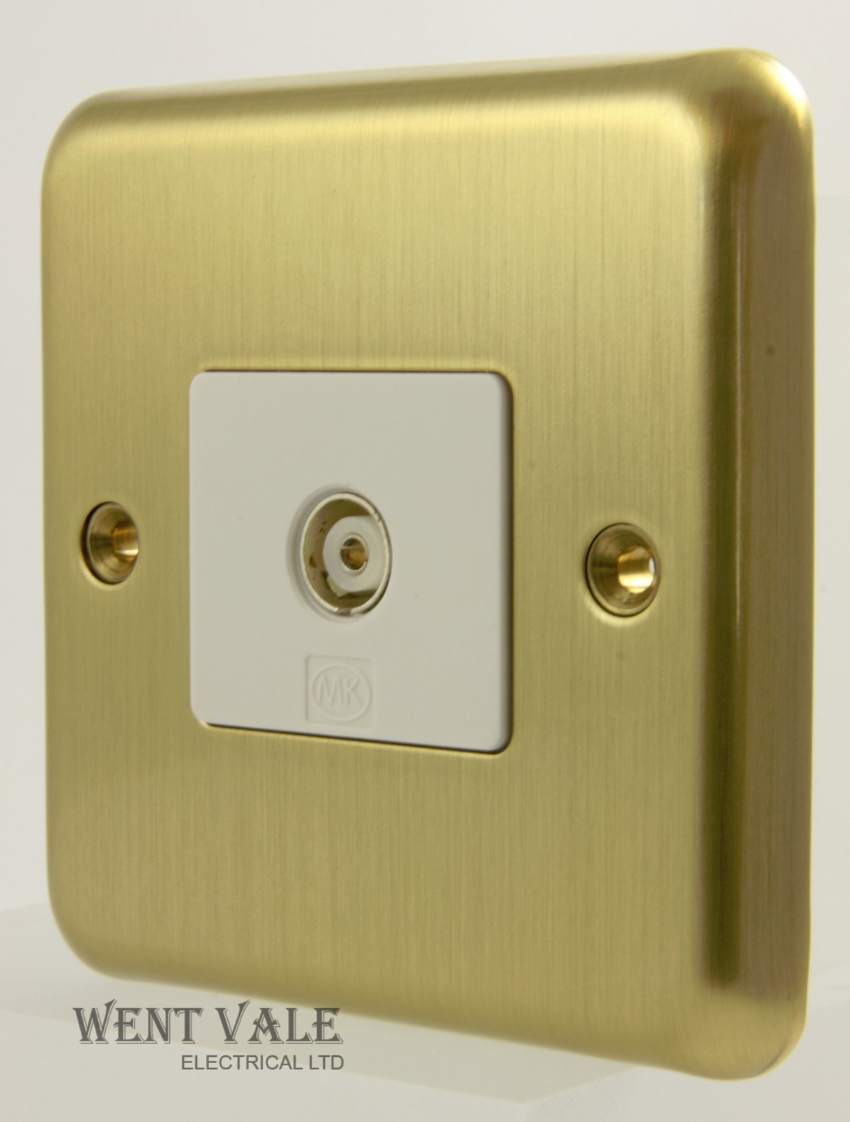 MK Albany Plus - K3580 SAB - Single Non-Isolated TV/FM Co-Axial Socket New