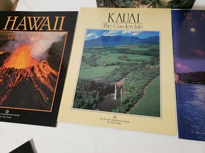 1986 Hawaiian Islands Collection by Island Heritage Book Set of 4
