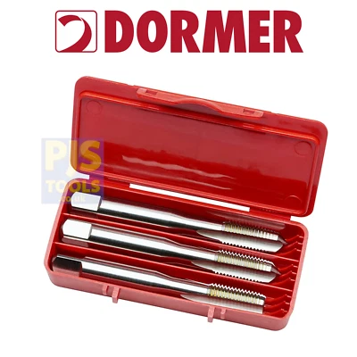 Dormer E500 HSS metric coarse hand / machine tap set taper, second & plug taps