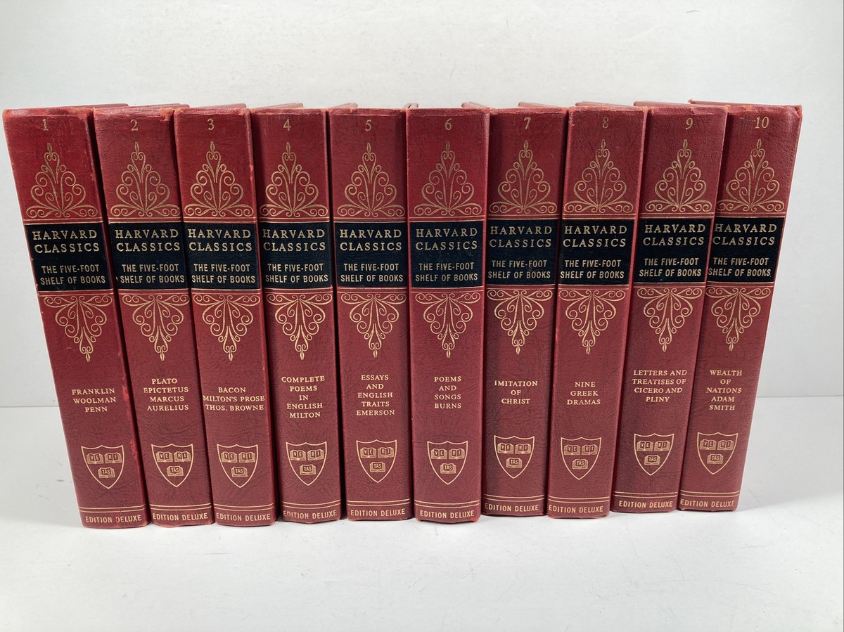 Vintage 1963 The Harvard Classics The Five-Foot Shelf of Vintage 1963 The Harvard Classics The Five-Foot Shelf of