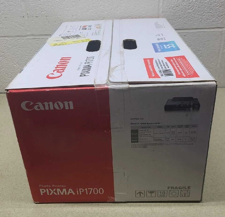 ** NEW SEALED Canon PIXMA iP1700 Digital Photo Inkjet Printer | 4800 x 1200 dpi  - Image 3 of 4