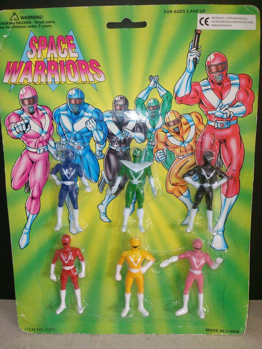 Space Warriors Power Rangers Bootleg KO Blister Figures