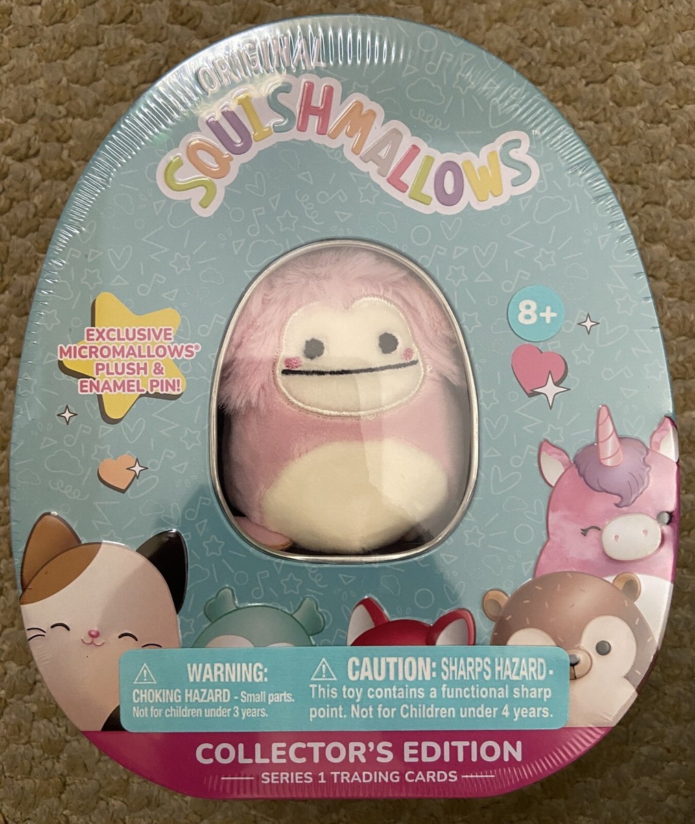 Squishmallow Brina The Bigfoot Limited Edition Collectors Tin