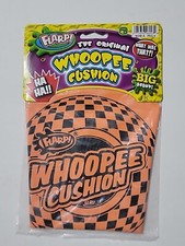 ONE Classic WHOOPEE WHOOPI CUSHION 6" x 9" farting Orange Gassy Gag Joke NEW