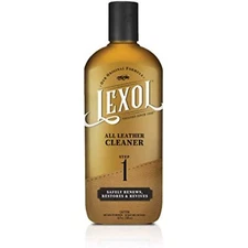 All Leather Cleaner (Step 1) by Lexol, Use on Furniture, Car Interior, Shoes,