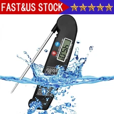 Instant Read Digital Meat Thermometer BBQ Grill Smoker For Kitchen Food Cooking