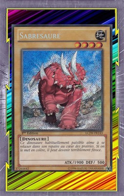 Sabresaure LCJW-FR143 Terre Dinosaure Niveau 4 YGO