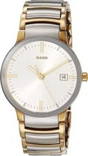 Rado Centrix Quartz Silver Dial Two Tone Stainless Steel Men's Watch R30931103