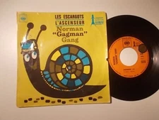 NORMAN GAGMAN GANG - Les Escargots/L'ascenseur, France CBS 1966 Weird Mod/Yé-Yé