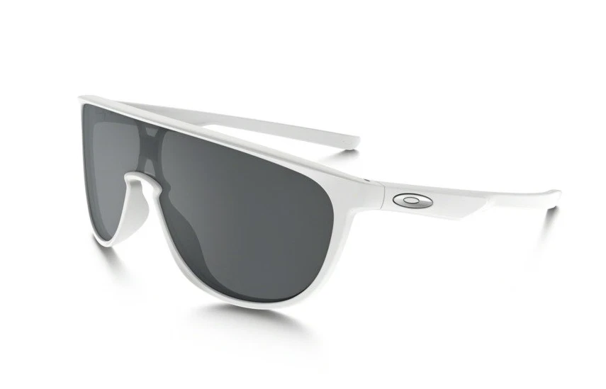 Gafas de sol Oakley OO9318 0534 Trillbe blanco mate negro lentes de iridio para hombre protectoras