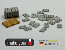 H0 1:87  SET 40Stk. Rasengittersteine und 2Stk.Paletten