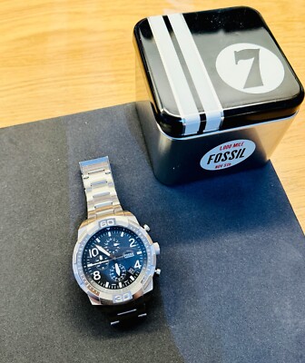 Beautiful Fossil Chronograph FS5710 Date watch mens with original