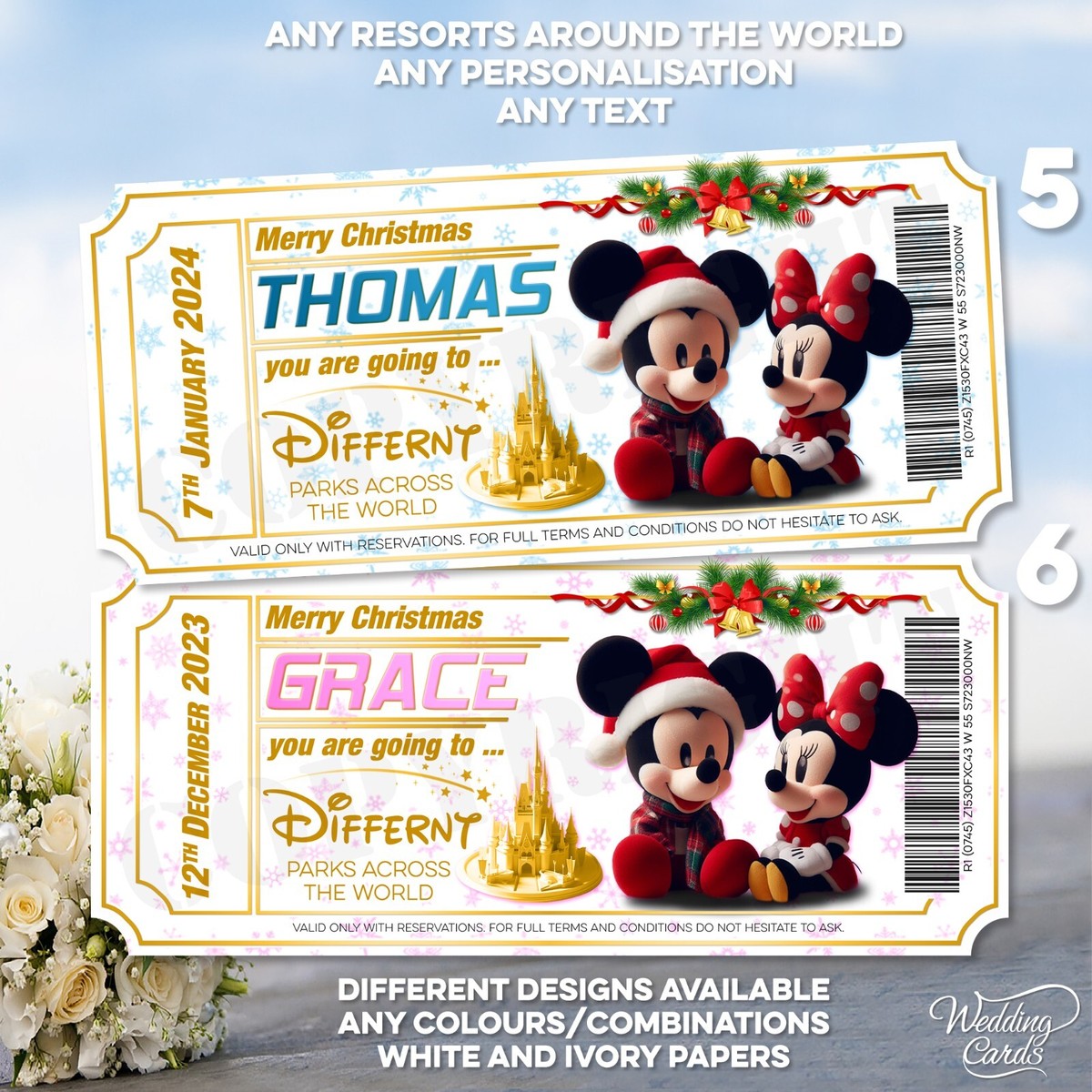 Disney's Christmas Cards 限定アイテム Disney's Christmas Cards 限定アイテム