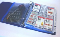 Coupon Saver Binder Bundle Blue With Free Bonus Sleeve Coupon Saver Binder Bundle Blue With Free Bonus Sleeve