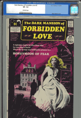 Dark Mansion of Forbidden Love # 2-CGC-7.5..VF- grade..1971 comic-Adams cover-hx