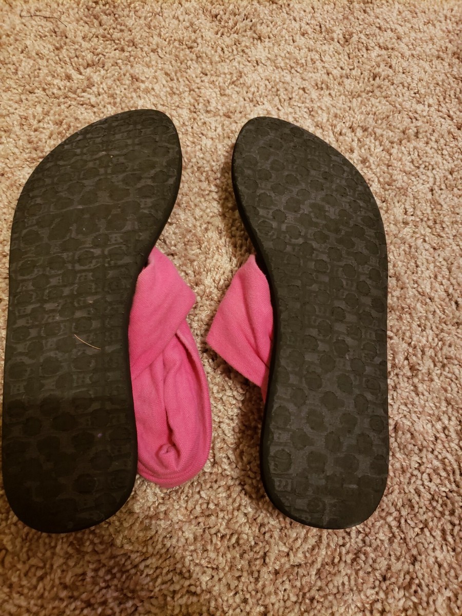 Sandales Sanuk Yoga Sling 2 Pour Femme - Taille 9 - Rose - Neuf Sans Boîte - Livraison Gratuite