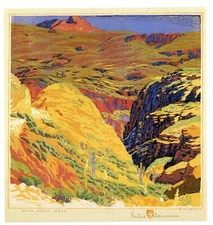 Wild Horse Mesa : Gustave Baumann : 13x19 Archival Art Print