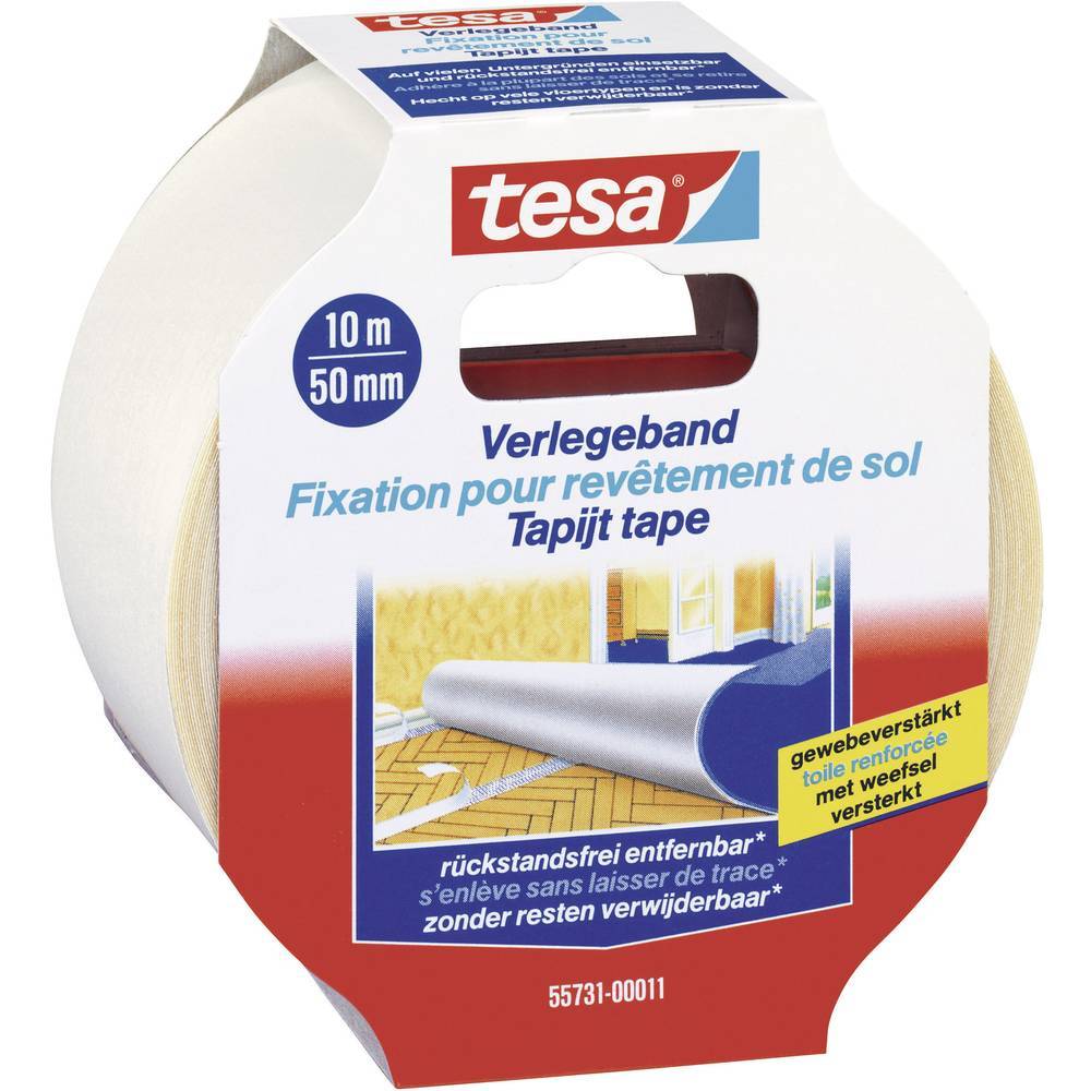 tesa REMOVABLE 55731-00011-11 Nastro per posa pavimentazioni e tappeti