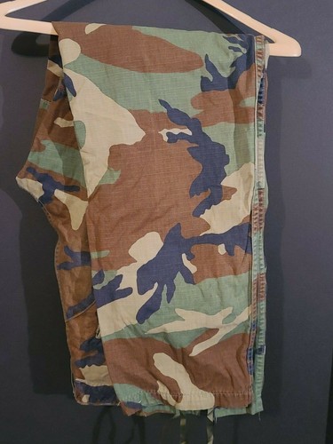 GENUINE ISSUE USGI US ARMY AMOUFLAGE BDU PANTS SMALL LONG Summer Weight - Picture 5 of 10