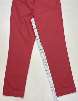 Polo Ralph Lauren Stretch Slim Fit Chino Pants Men 33 x 30 Salmon