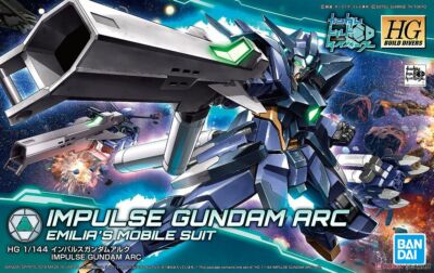 BANDAI GUNDAM HIGH GRADE - IMPULSE ARC EMILIAS MOBILE SUIT 1/144 MODEL KIT OVP