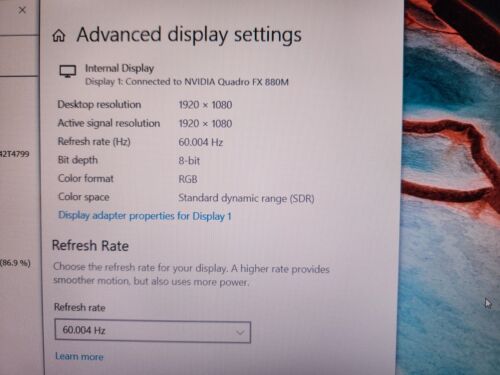 WINDOWS XP 32-BIT☆WINDOWS 10 64-BIT DUAL BOOT/LENOVO THINKPAD W510 i7/FHD/NVIDIA - Picture 15 of 21