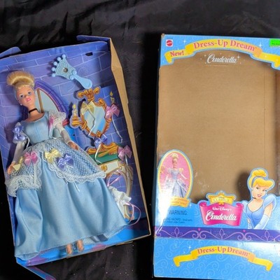 Mattel Disney Cinderella Dress-Up Dream Fashion Doll 11 in Articulated