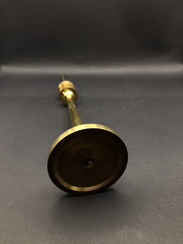 Fernsehturm 31cm massiv Edelstahl & Messing Vintage Designerstück - Bild 3 von 4