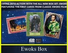 EWOK BOX SR+RARE+UNC SET-no event-TOPPS STAR WARS CARD TRADER