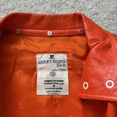 Courreges FR vintage vinyl jacket, excellent condition - small/XS